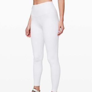 White Align High Rise Leggings 28"